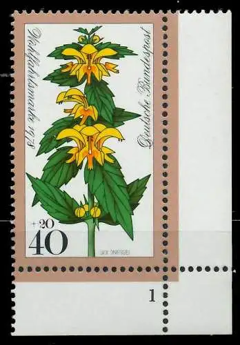 BRD BUND 1978 Nr 983 postfrisch FORMNUMMER 1 S5F4F7A