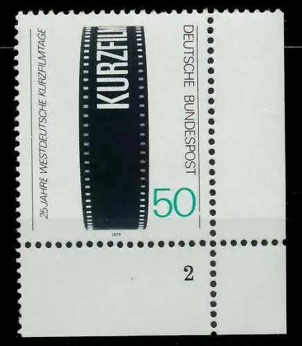 BRD 1979 Nr 1003 postfrisch FORMNUMMER 2 S5F509E