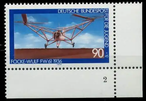 BRD 1979 Nr 1008 postfrisch FORMNUMMER 2 S5F5186