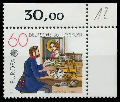 BRD BUND 1979 Nr 1012 postfrisch ECKE-ORE 807826