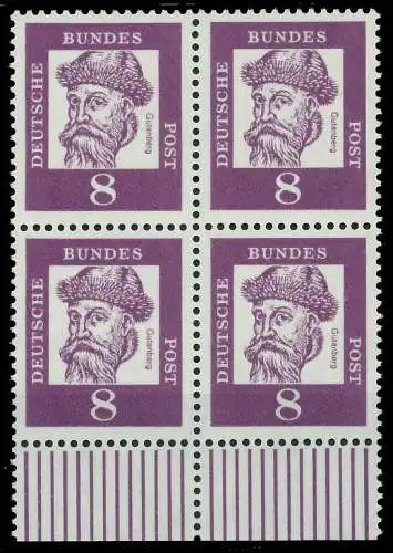 BRD DS BED DEUT Nr 349x postfrisch VIERERBLOCK URA 807B86