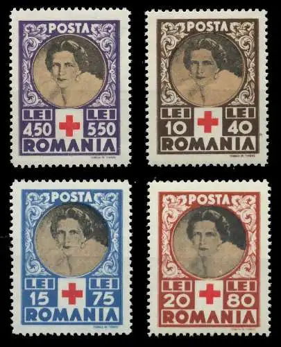 RUMÄNIEN 1945 Nr 827-830 postfrisch S01999E