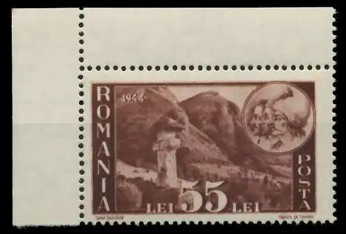 RUMÄNIEN 1945 Nr 844 postfrisch ECKE-OLI 807BC6