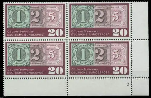 BRD 1965 Nr 482 postfrisch VIERERBLOCK FORMNUMMER 2 S5F8E26