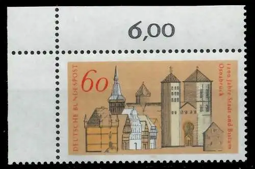 BRD 1980 Nr 1035 postfrisch ECKE-OLI S5F8ED6