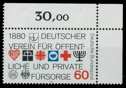 BRD BUND 1980 Nr 1044 postfrisch ECKE-ORE 8095F6