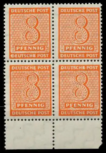 SBZ WESTSACHSEN Nr 130Xw PF III postfrisch VIER 8096BE