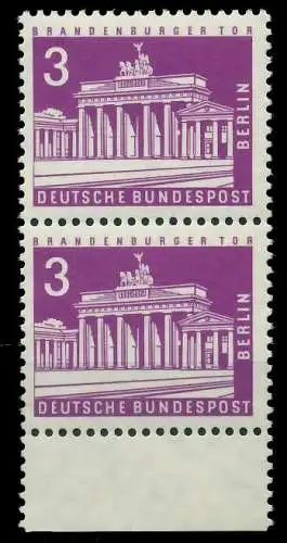 BERLIN DS BAUTEN 2 Nr 231 postfrisch SENKR PAAR URA 80977A