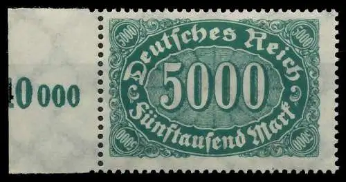 D-REICH INFLA Nr 256c postfrisch SRA 80992E