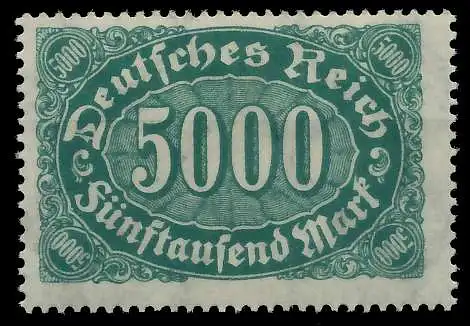 D-REICH INFLA Nr 256c postfrisch 809976
