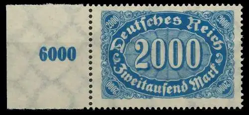 D-REICH INFLA Nr 253a postfrisch SRA 809992
