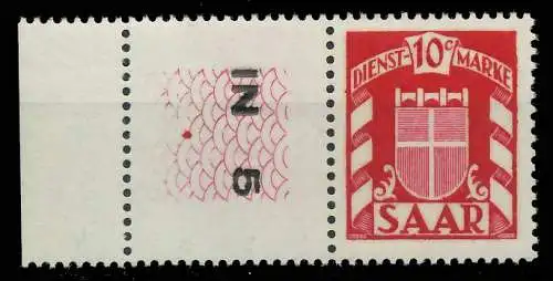 SAAR DIENSTMARKEN Nr 33Ll IN5 postfrisch 809A3A