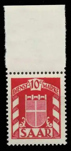 SAAR DIENSTMARKEN Nr 33 postfrisch ORA 809A8A