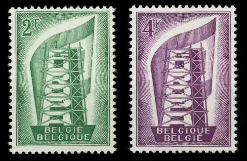 BELGIEN 1956 Nr 1043-1044 postfrisch 809B36