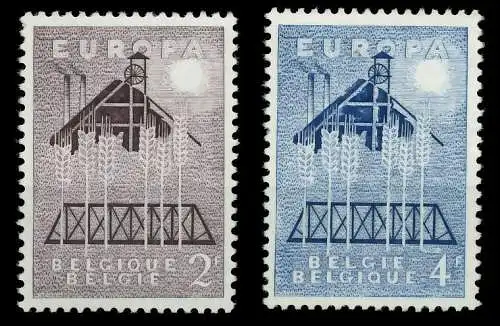 BELGIEN 1957 Nr 1070-1071 postfrisch 809B5E