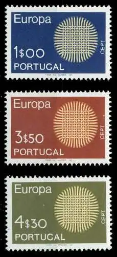 PORTUGAL 1970 Nr 1092-1094 postfrisch 809B96