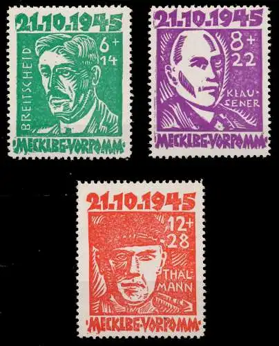 SBZ MECKLBRG VORP. Nr 20-22 postfrisch 809D6E
