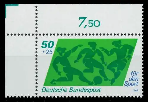 BRD 1980 Nr 1046 postfrisch ECKE-OLI 80BDA2