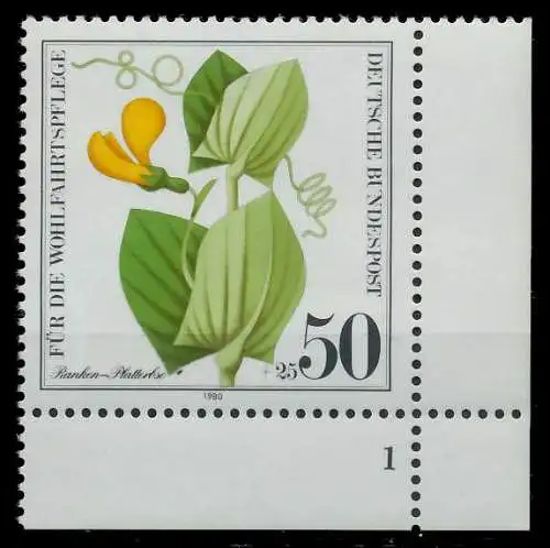 BRD 1980 Nr 1060 postfrisch FORMNUMMER 1 S606F8E