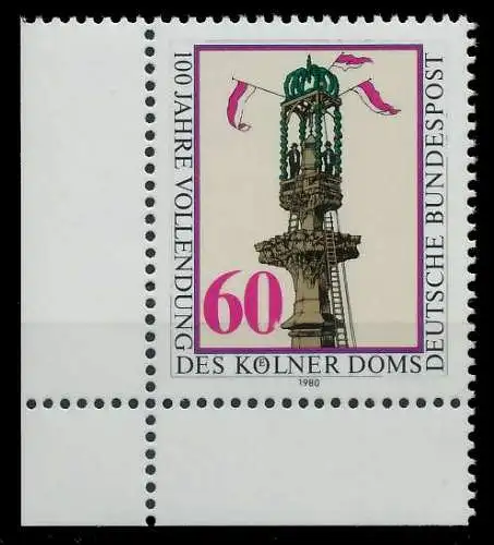 BRD 1980 Nr 1064 postfrisch ECKE-ULI 80BFB2