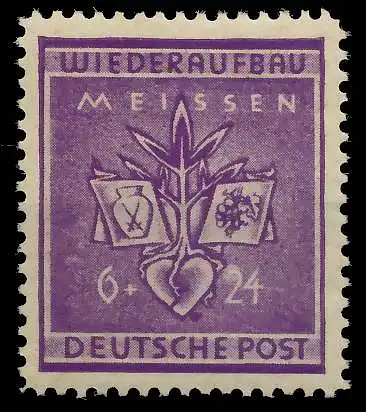 LOKAL-AUSG 1945 MEISSEN Nr 36A postfrisch ungebraucht 80F35E