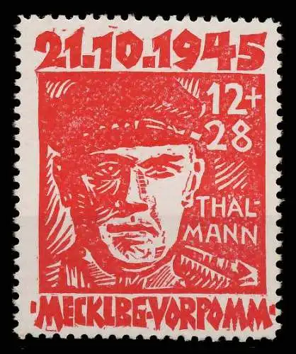 SBZ MECKLBRG VORP. Nr 22a postfrisch 80FE52