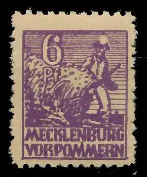 SBZ MECKLBRG VORP. Nr 33yd I postfrisch 810036