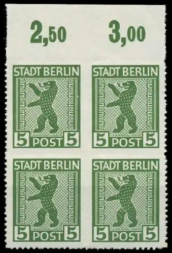 SBZ BERL. BRANDENB. Nr 1ABvx postfrisch VIERERBLOCK ORA 8102C2