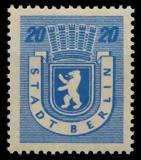 SBZ BERL. BRANDENB. Nr 6Awaz postfrisch 811502