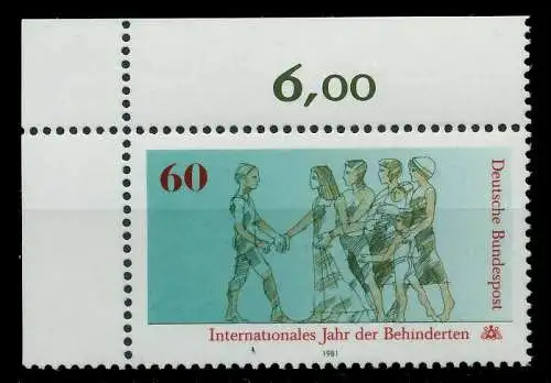 BRD 1981 Nr 1083 postfrisch ECKE-OLI S628A0E