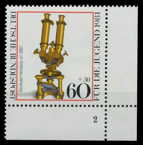 BRD 1981 Nr 1092 postfrisch FORMNUMMER 2 811652