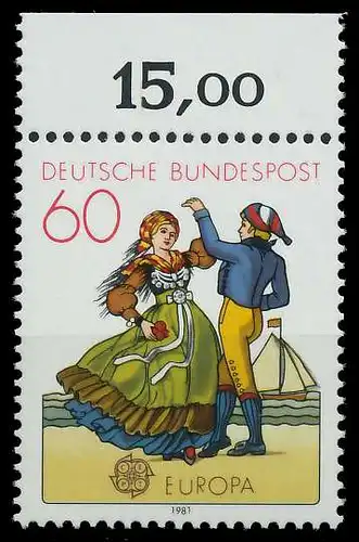 BRD BUND 1981 Nr 1097 postfrisch ORA 81172E