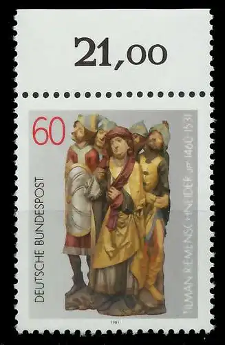 BRD 1981 Nr 1099 postfrisch ORA 81176E