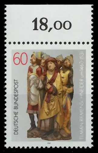 BRD 1981 Nr 1099 postfrisch ORA 81177A