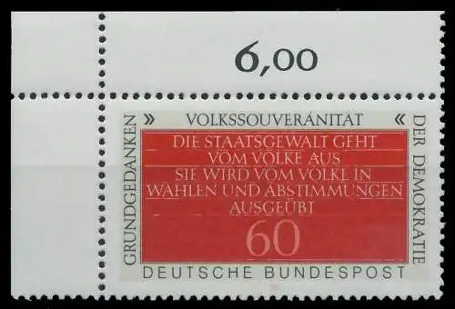 BRD 1981 Nr 1107 postfrisch ECKE-OLI 811872