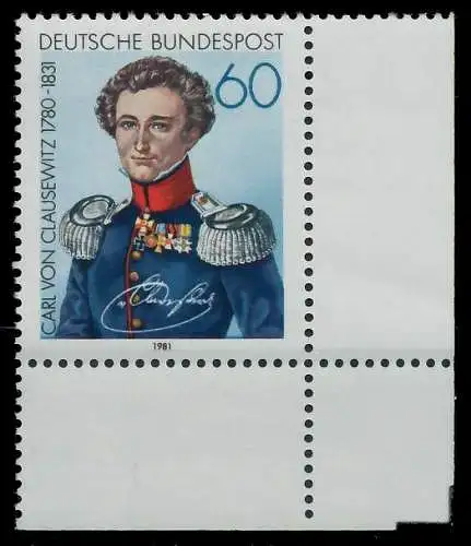 BRD 1981 Nr 1115 postfrisch ECKE-URE S62D5F2
