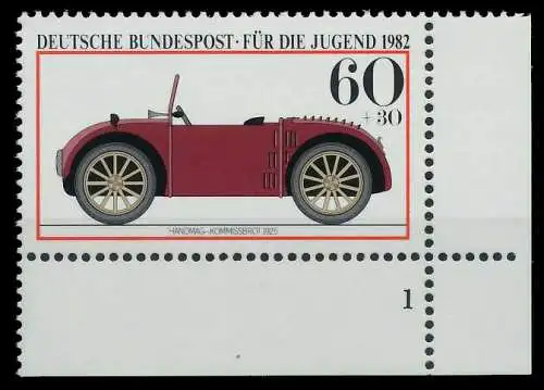 BRD 1982 Nr 1125 postfrisch FORMNUMMER 1 811AF6