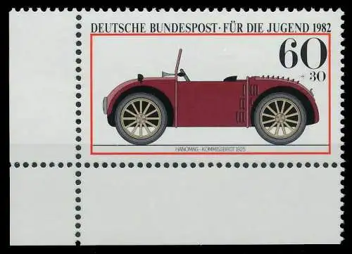 BRD 1982 Nr 1125 postfrisch ECKE-ULI S62D73E