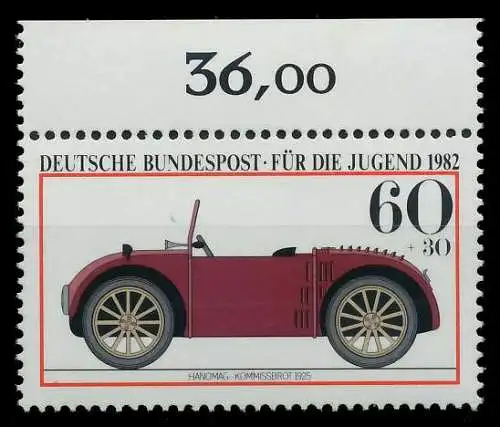 BRD 1982 Nr 1125 postfrisch ORA S62D746