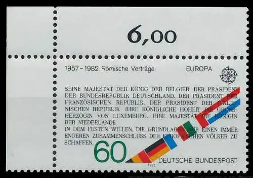 BRD BUND 1982 Nr 1131 postfrisch ECKE-OLI 811BAE