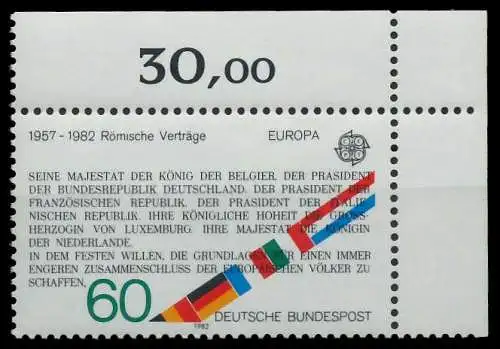 BRD BUND 1982 Nr 1131 postfrisch ECKE-ORE 811BB2