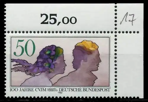 BRD 1982 Nr 1133 postfrisch ECKE-ORE 811BFA