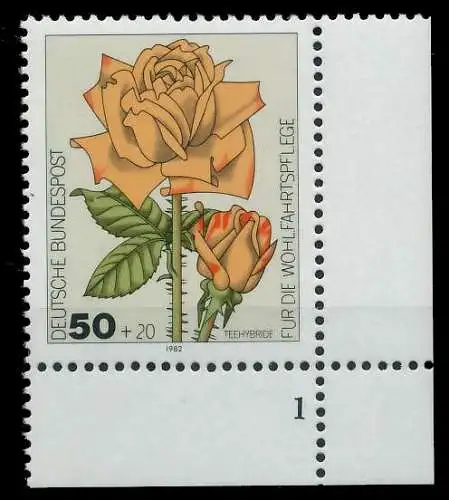 BRD BUND 1982 Nr 1150 postfrisch FORMNUMMER 1 811CBE