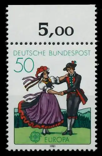 BRD BUND 1981 Nr 1096 postfrisch ORA 813E06