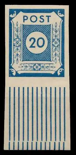 SBZ OSTSACHSEN Nr 54a postfrisch 813EDA