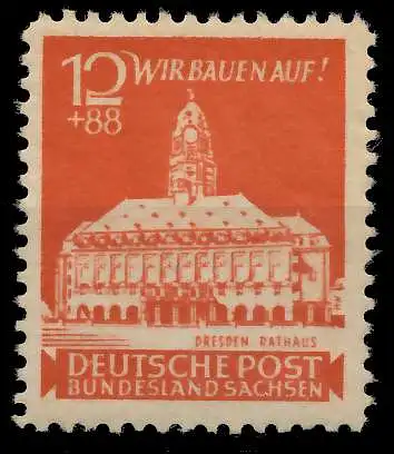 SBZ OSTSACHSEN Nr 65bA postfrisch 8140BA