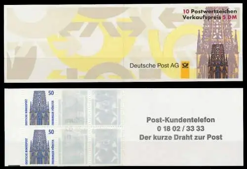 BRD MARKENHEFTCHEN Nr MH 34IIoZ postfrisch S638592