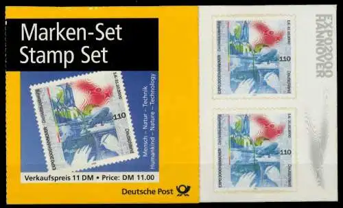 BRD MARKENHEFTCHEN Nr MH 40 postfrisch S6385D6