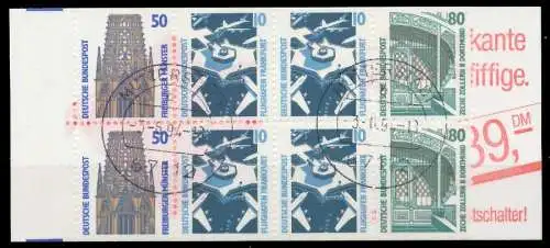 BRD MARKENHEFTCHEN Nr MH 29aoZ zentrisch gestempelt 814432