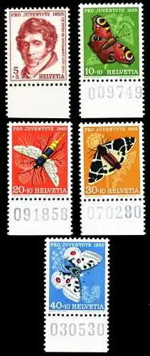 SCHWEIZ PRO JUVENTUTE Nr 618-622 postfrisch URA 543C46